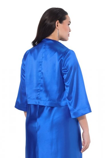 Ulla Popken 849457 Bolero Königsblau - Boleros - 