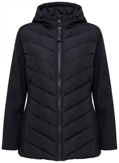 Ulla Popken 849472 Steppjacke Schwarz - Jacken - Damenjacken in großen Größen