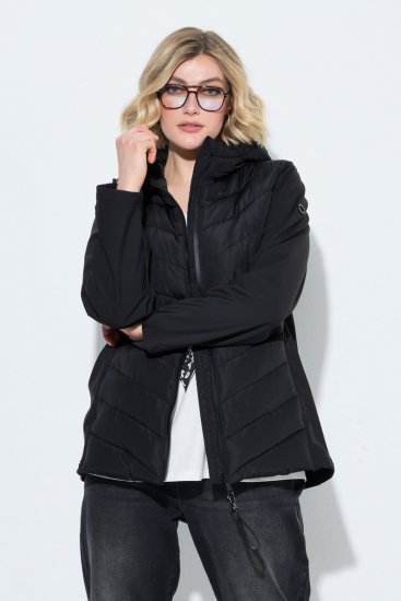 Ulla Popken 849472 Steppjacke Schwarz - Jacken - Damenjacken in großen Größen