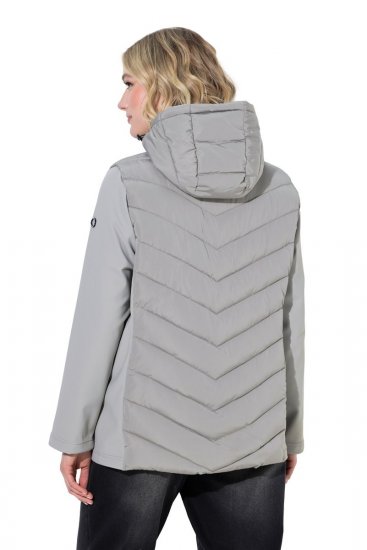 Ulla Popken 849472 Steppjacke Grau - Jacken - Damenjacken in großen Größen