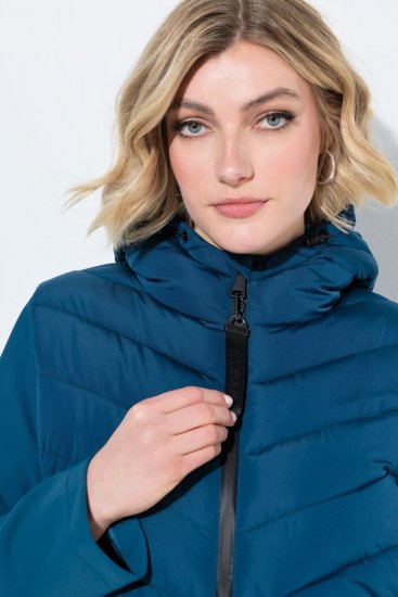 Ulla Popken 849472 Steppjacke Petrol - Jacken - Damenjacken in großen Größen