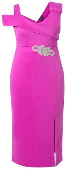 Ulla Popken 849508 Abendkleid Flieder - Abendkleider - Abendkleider in großen Größen