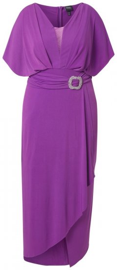 Ulla Popken 849533 Abendkleid Beerenrot - Abendkleider - Abendkleider in großen Größen