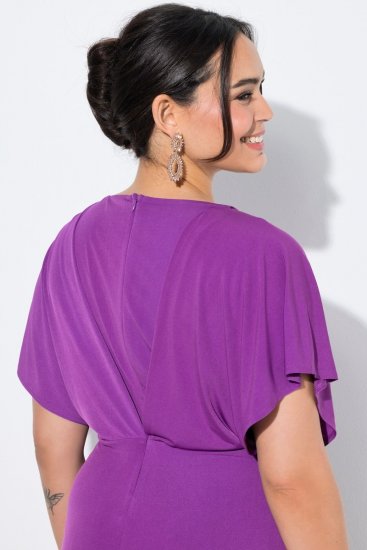 Ulla Popken 849533 Abendkleid Beerenrot - Abendkleider - Abendkleider in großen Größen