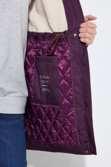 Ulla Popken 849619 Regenjacke Dunkellila - Jacken - Damenjacken in großen Größen
