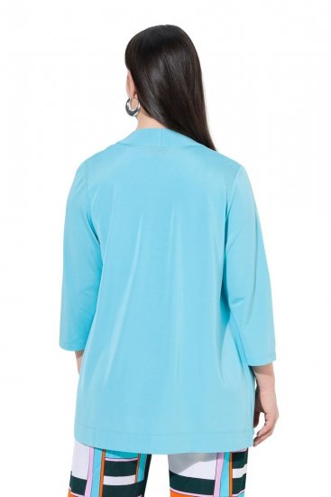 Ulla Popken 849620 Jacke Blau - Jacken - Damenjacken in großen Größen