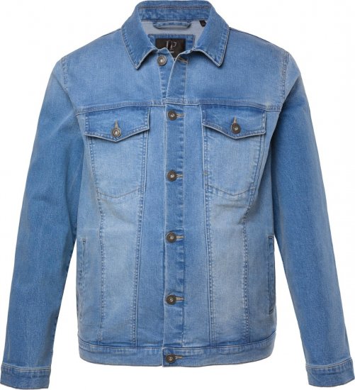 JP1880 849703 Jeansjacke mit vielen Taschen Indigoblau - Herren jacken - Herren Jacken in großen Größen