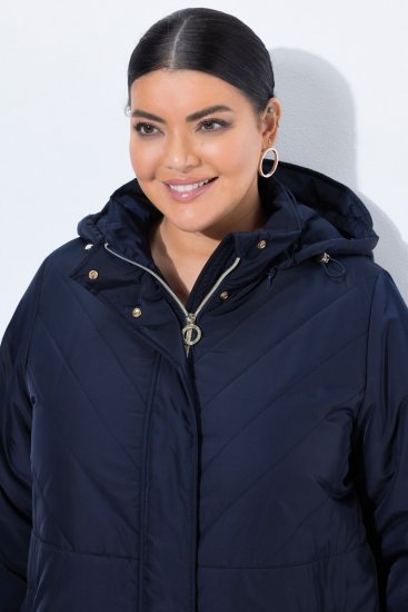 Ulla Popken 849908 Regenjacke Dunkelblau - Regenkleidung - 