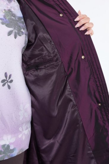 Ulla Popken 849908 Regenjacke Weinrot - Regenkleidung - 