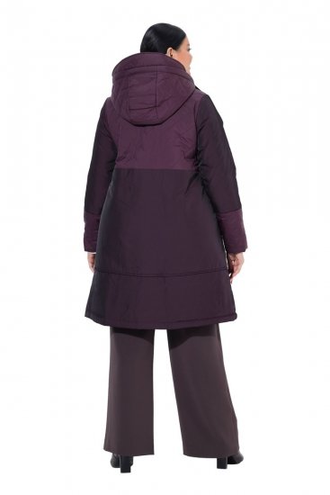 Ulla Popken 849908 Regenjacke Weinrot - Regenkleidung - 