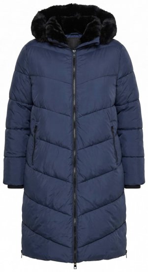 Ulla Popken 850041 Steppmantel Dunkelblau - Mäntel - Damenmäntel in großen Größen