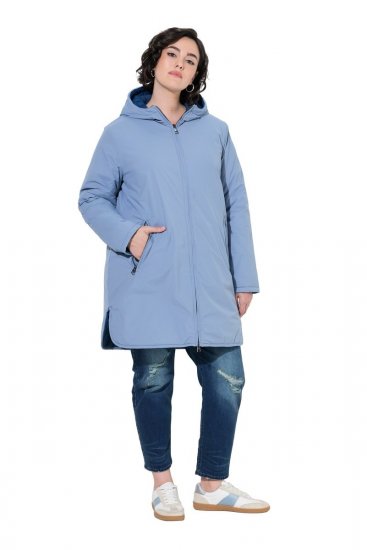 Ulla Popken 850361 Funktionsjacke Denimblau - Jacken - Damenjacken in großen Größen
