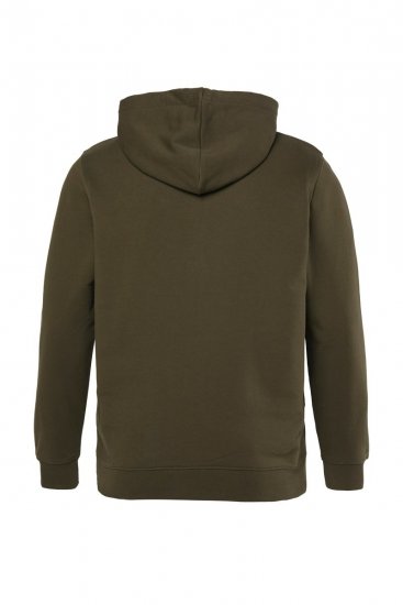 Men+ 375 Kapuzen-Sweatjacke Heritage Denim Khakigrün - Herren-sweater und -hoodies - Herren-Sweater und -Hoodies in großen Größen
