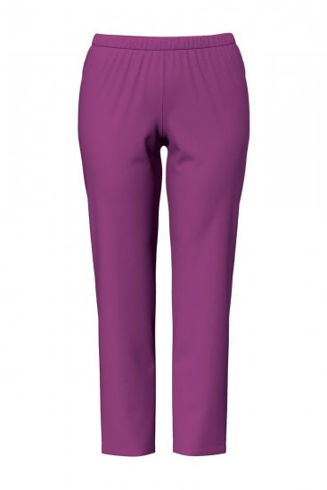 Ulla Popken 850403 Pyjama mit Blumenmuster Violett - Pyjama/Loungewear - 