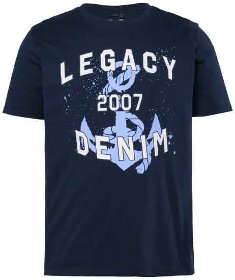 Men+ 440 T-Shirt Legacy Denim Dunkelblau - Herren-T-shirts - Herren-T-Shirts in großen Größen