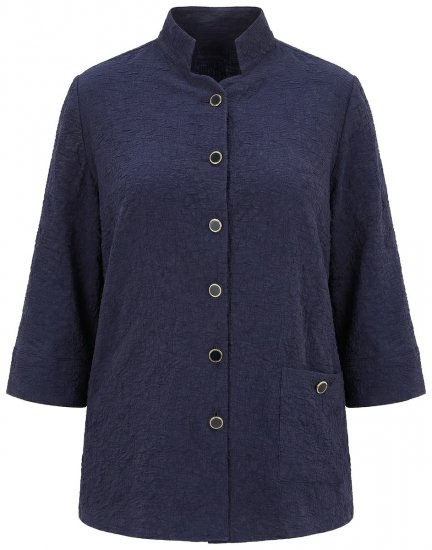 Ulla Popken 850615 Jacke Dunkelblau - Jacken - Damenjacken in großen Größen