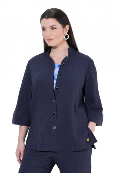Ulla Popken 850615 Jacke Dunkelblau - Jacken - Damenjacken in großen Größen