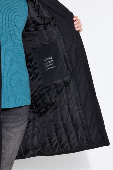 Ulla Popken 850774 Funktionsmantel Schwarz - Mäntel - Damenmäntel in großen Größen