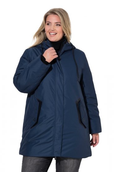 Ulla Popken 850794 Funktionsmantel Dunkelblau - Mäntel - Damenmäntel in großen Größen
