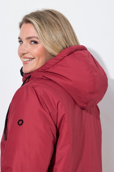 Ulla Popken 850794 Funktionsmantel Rot - Mäntel - Damenmäntel in großen Größen