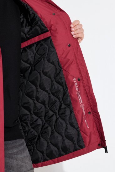 Ulla Popken 850794 Funktionsmantel Rot - Mäntel - Damenmäntel in großen Größen