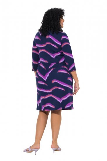 Ulla Popken 850920 Jerseykleid Dunkelblau - Kleider - Kleider für alle Größen