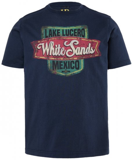 JP1880 850980 T-Shirt mit Print im Vintage-Look Dunkelblau TALL - TALL T-shirts - T-Shirts Überlänge Herren