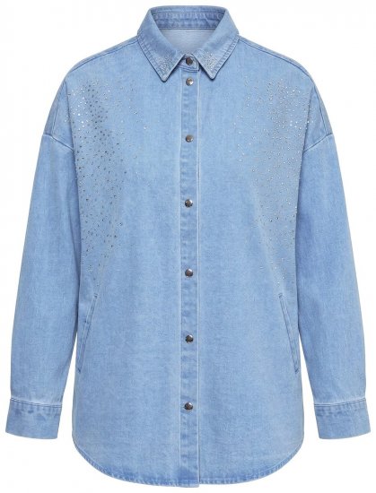 Ulla Popken 851036 Jeansjacke Hellblau - Jacken - Damenjacken in großen Größen