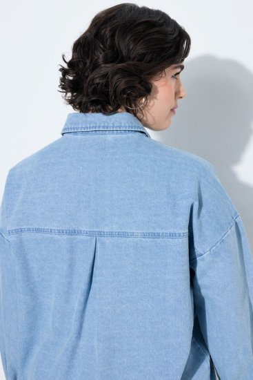 Ulla Popken 851036 Jeansjacke Hellblau - Jacken - Damenjacken in großen Größen