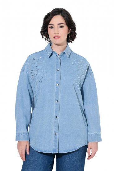 Ulla Popken 851036 Jeansjacke Hellblau - Jacken - Damenjacken in großen Größen