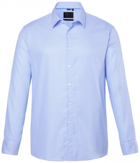 JP1880 851051 Bügelfreies Business-Hemd Langarm Hellblau TALL - TALL hemden - TALL Hemden mit Extralänge