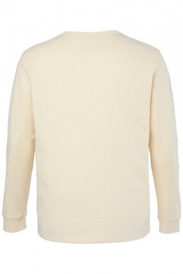 JP1880 851075 Langarm-Henleyshirt Sandgrau TALL - TALL T-shirts - T-Shirts Überlänge Herren