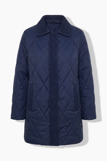 Ulla Popken 851123 Steppjacke Dunkelblau - Jacken - Damenjacken in großen Größen
