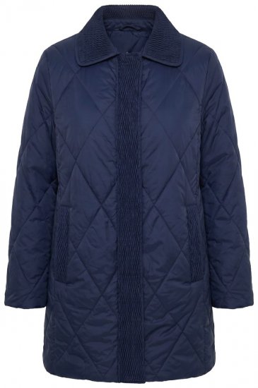 Ulla Popken 851123 Steppjacke Dunkelblau - Jacken - Damenjacken in großen Größen