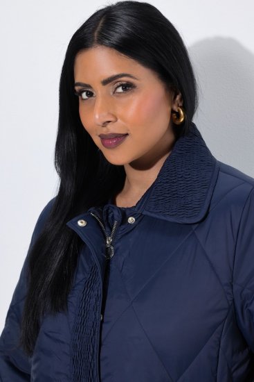 Ulla Popken 851123 Steppjacke Dunkelblau - Jacken - Damenjacken in großen Größen
