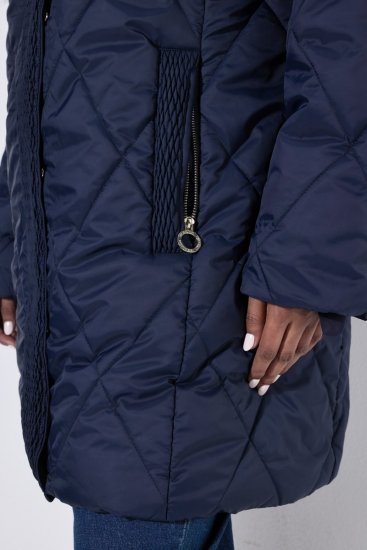 Ulla Popken 851123 Steppjacke Dunkelblau - Jacken - Damenjacken in großen Größen