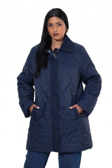 Ulla Popken 851123 Steppjacke Dunkelblau - Jacken - Damenjacken in großen Größen