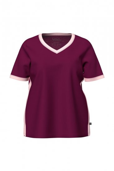 Ulla Popken 851245 Pyjama Beerenrot - Pyjama/Loungewear - 