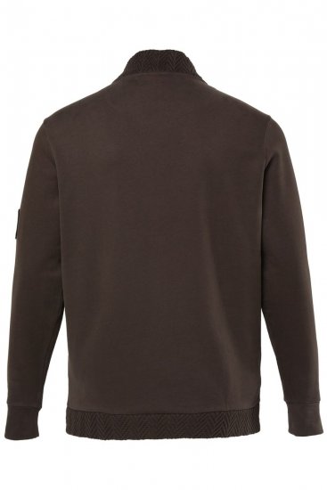 JP1880 851387 Sweatjacke mit Reißverschluss Haselnuss TALL - TALL sweatshirts - TALL Sweatshirts für große Männer