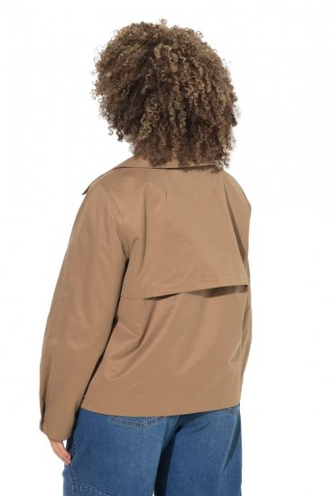 Ulla Popken 851435 Trenchcoat Braun - Mäntel - Damenmäntel in großen Größen