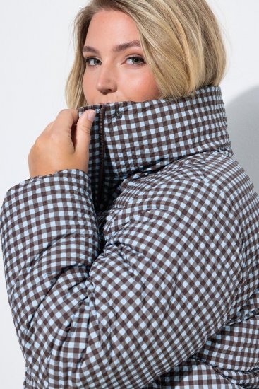 Ulla Popken 851438 HYPRAR Steppjacke in A-Linie Dunkelgrün - Jacken - Damenjacken in großen Größen