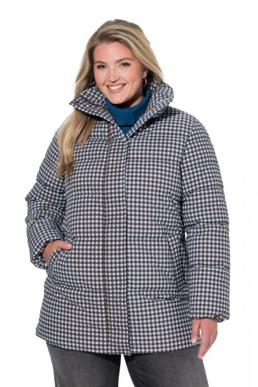 Ulla Popken 851438 HYPRAR Steppjacke in A-Linie Dunkelgrün - Jacken - Damenjacken in großen Größen
