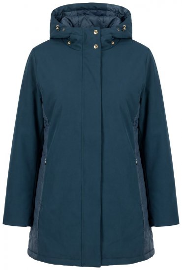Ulla Popken 851459 Steppjacke Petrol - Jacken - Damenjacken in großen Größen