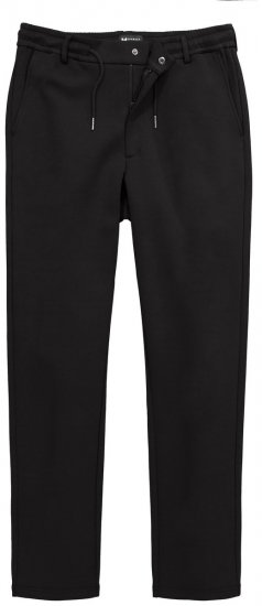 Men+ 663 Bilbao Flexlastic Jerseyhose mit elastischem Bund Schwarz - Herrenanzüge und -blazer - Herrenanzüge und -blazer in großen Größen