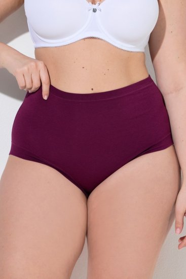 Ulla Popken 851736 Slips mit hoher Taille 3er-Pack Schwarz - Slips - 