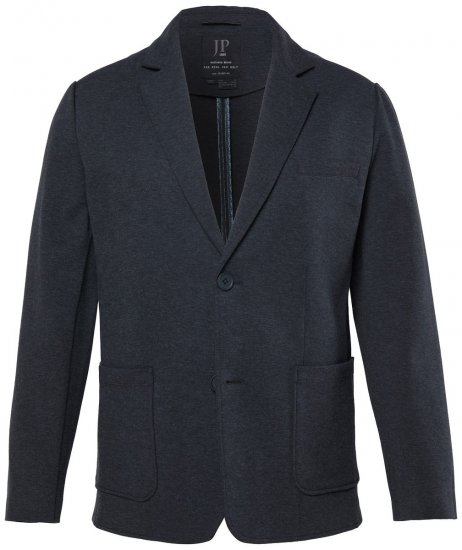 JP1880 Naples Flexnamic Jerseysakko Dunkelgrau meliert - Herrenanzüge und -blazer - Herrenanzüge und -blazer in großen Größen
