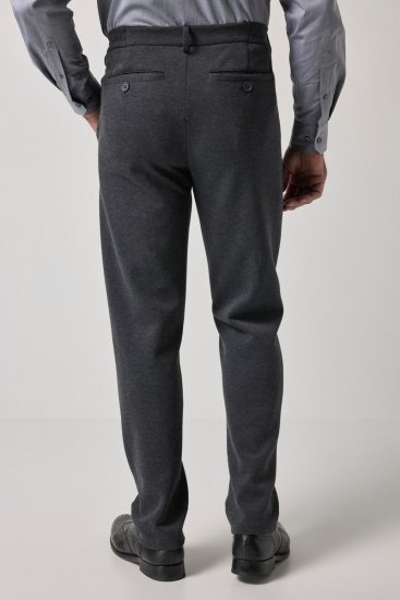 JP1880 Naples Flexnamic Jerseyhose Dunkelgrau meliert - Herrenanzüge und -blazer - Herrenanzüge und -blazer in großen Größen