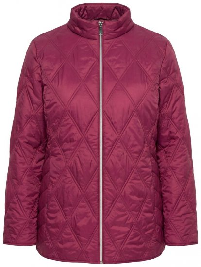 Ulla Popken 851777 HYPRAR Steppjacke mit Stehkragen Weinrot - Jacken - Damenjacken in großen Größen