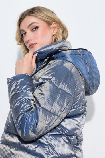 Ulla Popken 851790 Steppjacke Denimblau - Jacken - Damenjacken in großen Größen