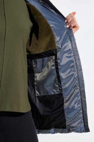 Ulla Popken 851790 Steppjacke Denimblau - Jacken - Damenjacken in großen Größen